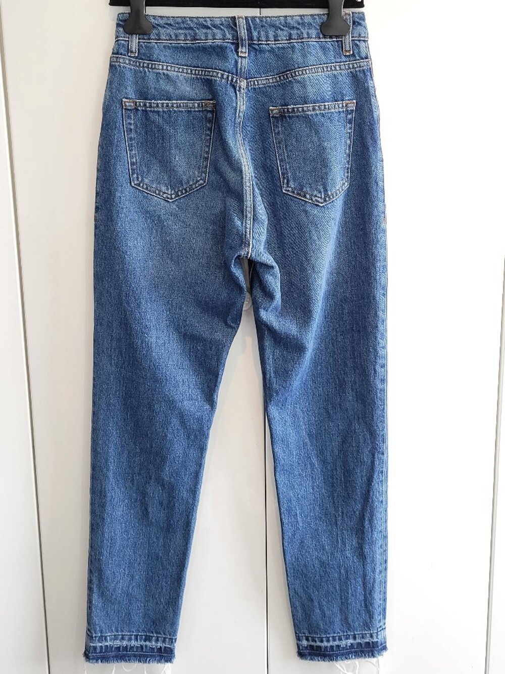 sandro High Waist Straight Leg 100% Cotton Jeans EU Size 38/US 6 - Picture 5 of 10